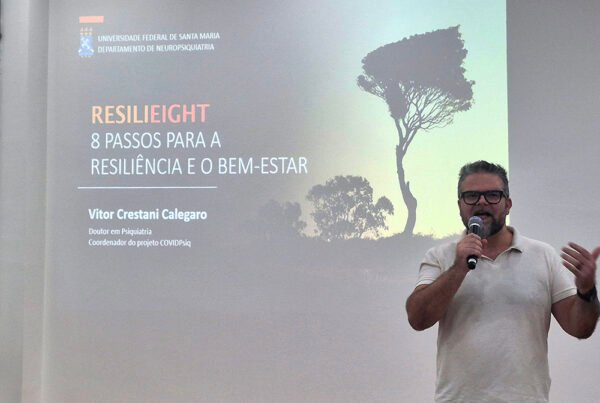 O professor e pesquisador da UFSM, psiquiatra Vitor Calegaro, é o criador do protocolo Resilieight - Foto: Renan Silveira
